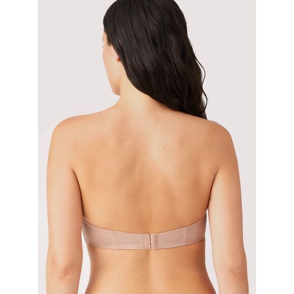 Wacoal NWT Red Carpet Underwire Strapless Bra, Sand 36DD - Picture 4 of 7